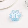 Strong Grip Hair Claw Christmas Themed Hair Clip Christmas Tree Gingerbread Man Snowflake Pattern