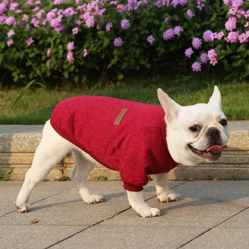Winter Dog Clothes for Small Medium Dogs Sweater Hoodies Warm Clothing for Chihuahua French Bulldog York Dog Costume Sweatshirt