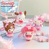 Sanrio Twinkling Cherry Blossom Hello Kitty & Kuromi Pendant Keychain Gift