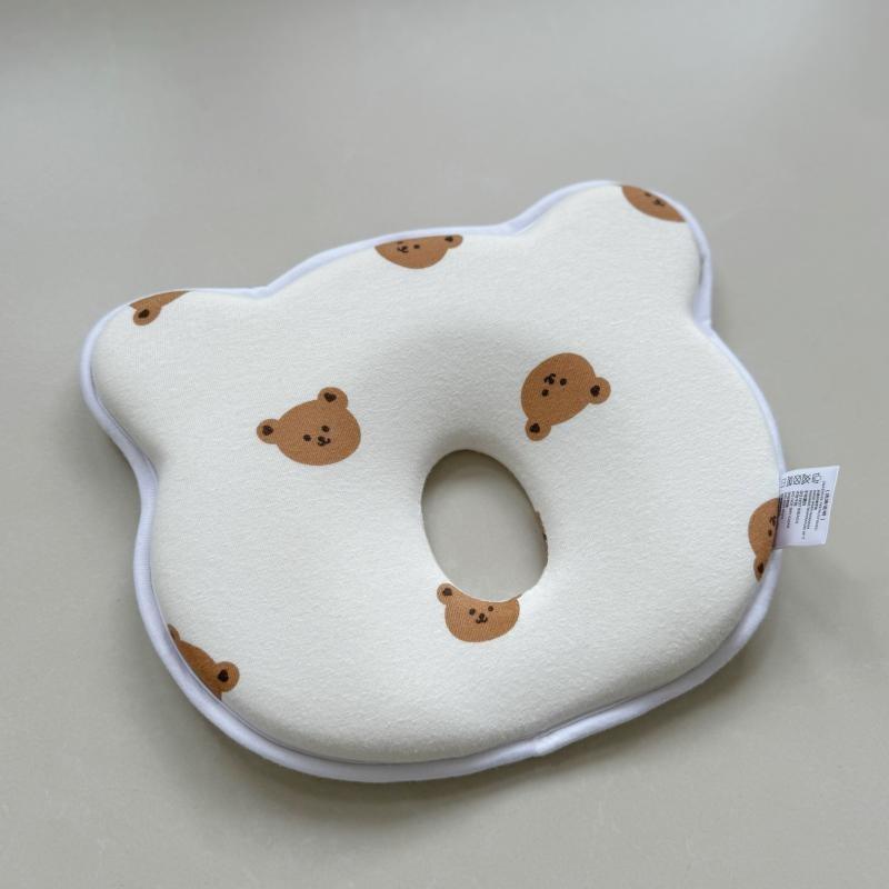 Baby Kopfformkissen Memory-Schaum Anti-Überrollen Säuglingskissen zur Vorbeugung & Korrektur des Flachkopfsyndroms Kleinkind Orthopäisches Positionierungskissen