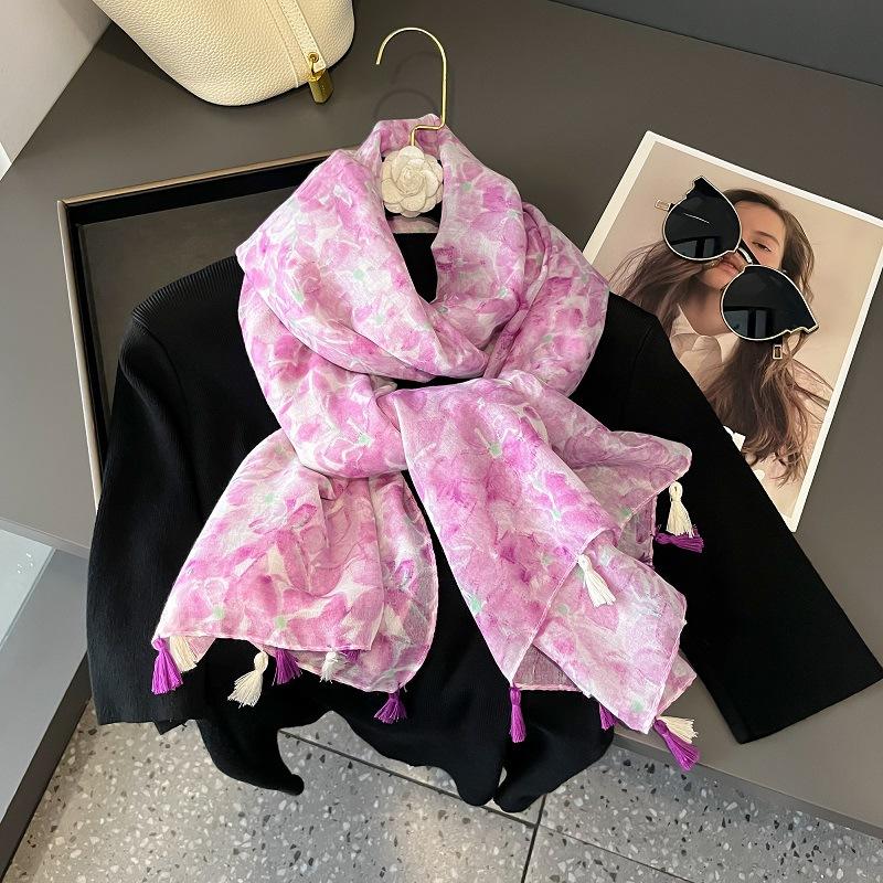 31 Design Fashion Bohemina Paisley Floral Tassel Viscose Shawl Scarf High Quality Wrap Pashmina Stole Bufandas Muslim Hijab