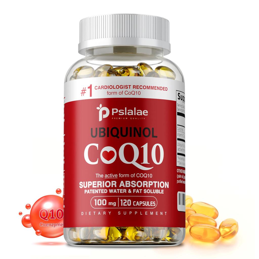 Pslalae Ubiquinol CoQ10 100mg Softgels - Superieure Absorptie - Actieve vorm van Co-enzym Q10