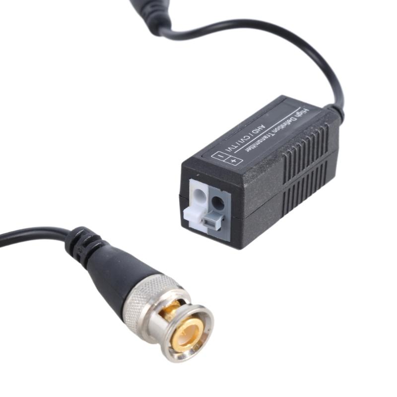 High Clear 1080P Passive Video Transmitter, Long Distances Twiste Pair Cable Transmitter for Various Monitoring