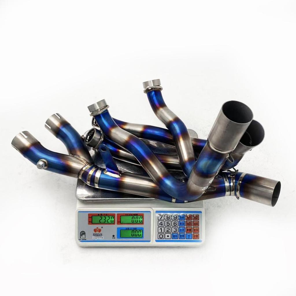 Motorcycle YZF-R1 Exhaust Pipe Titanium Front Section (2015-2025) Modification Accessory