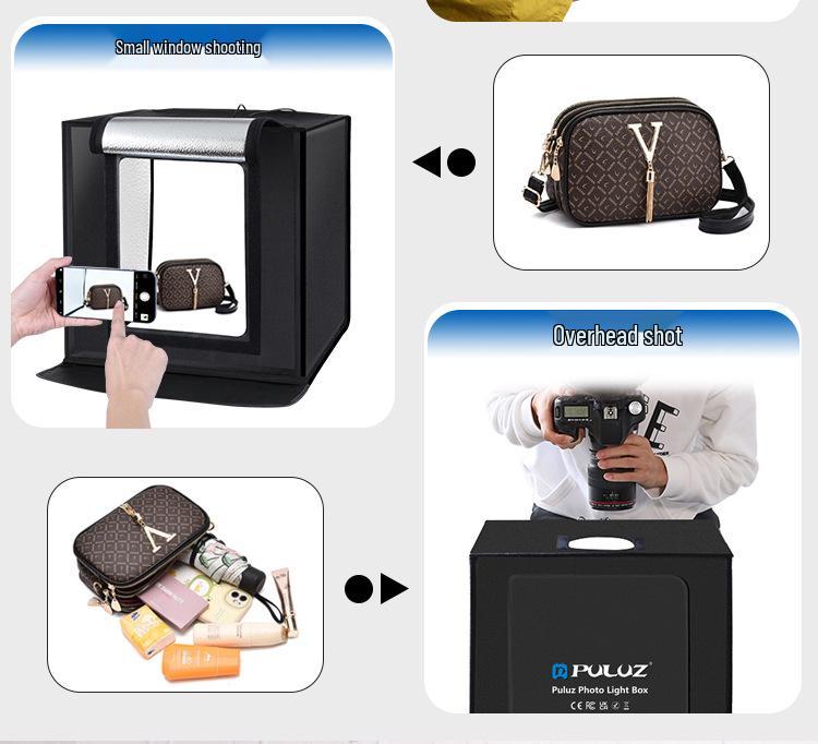 PULUZ 60cm LED Soft Light Photo Studio Kit