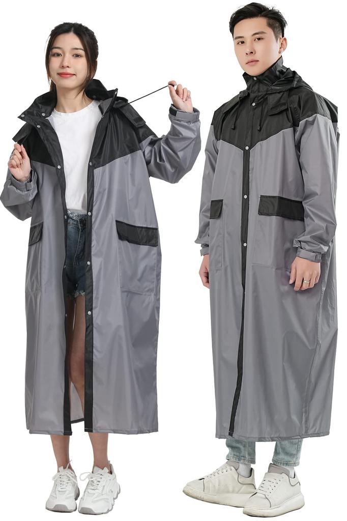 TONGMO Raincoat for Men and Stylish Rainwear for Cycling and Compatible with Heavy Rainy Season Reflective Storage Bag Easy To Carry Women,
