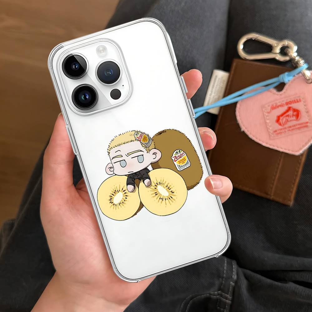 BL Shutline Phone Case For Iphone 17 16 15 11 13 14 Pro Max 7 8 Plus X Xr Xs Max Se2020 12mini Transparent Cover