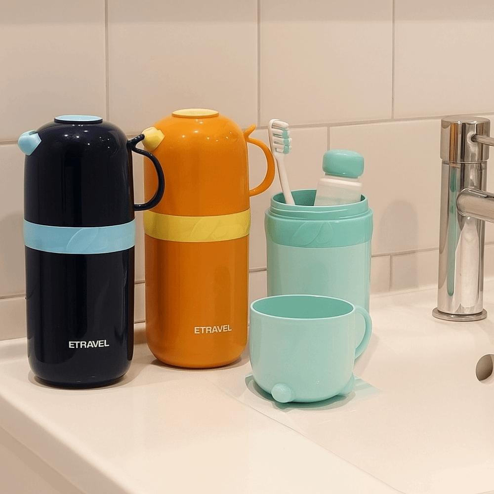 Detachable Toothbrush Toothpaste Cup Dustproof Toothbrush Box Travel Mouthwash Cup Dormitory