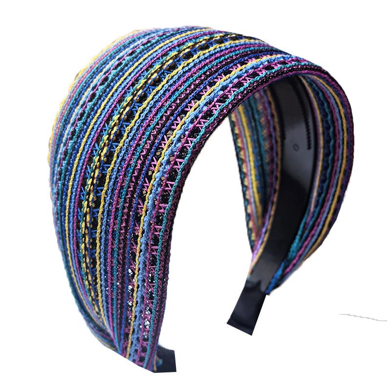 Cross-Border Wide Headband: Non-Slip Women's Hair Cover for White Hair and Baby Hair
