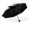 LISA, automatic folding umbrella, portable and foldable design, 8 ribs, a Christmas or birthday gift.