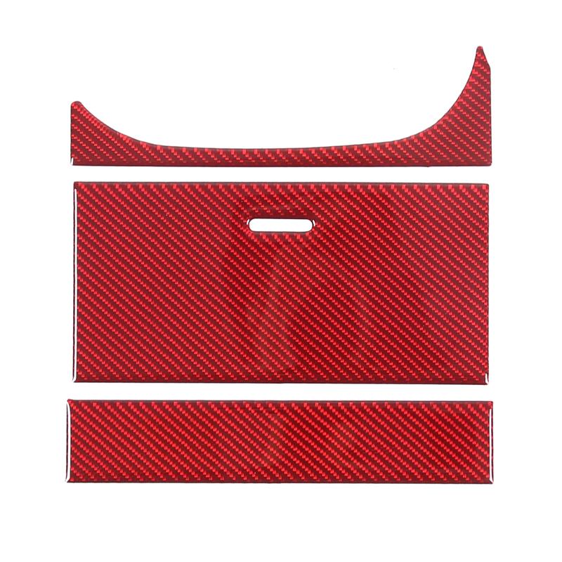 

For Jaguar F-TYPE 2013-2024 Soft Carbon Fiber Center Console Storage Box Panel Cover Decorative Sticker Car Accessories