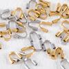 10pcs 30pcs Stainless Steel Gold Wire Protector Wire Guard Guardian Protectors Loops U Shape Clasps Connector DIY Jewelry Making