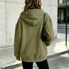 Damen Oversized Hoodie Sweatshirt Lässiger Langarm Pullover
