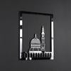 Set von Masjid Al Aqsa, Masjid Al Haram Masjid An Nabawi aus Holz, Acryl, Kaaba, Wanddekoration, Ramadan-Dekoration, muslimisches Geschenk