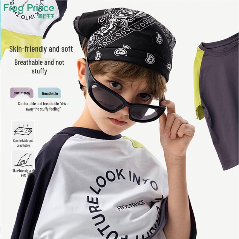 Frog Prince Suolona Girls  Cooling Short-Sleeve T-Shirt 120