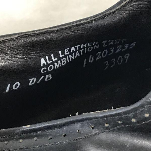 80er Vintage/HANOVER MASTER FLEX/Wingtip Goodyear Welt Schuhe/10D/27.0-27.5-28.0/Schwarz/SCHWARZ/(GEBRAUCHT)