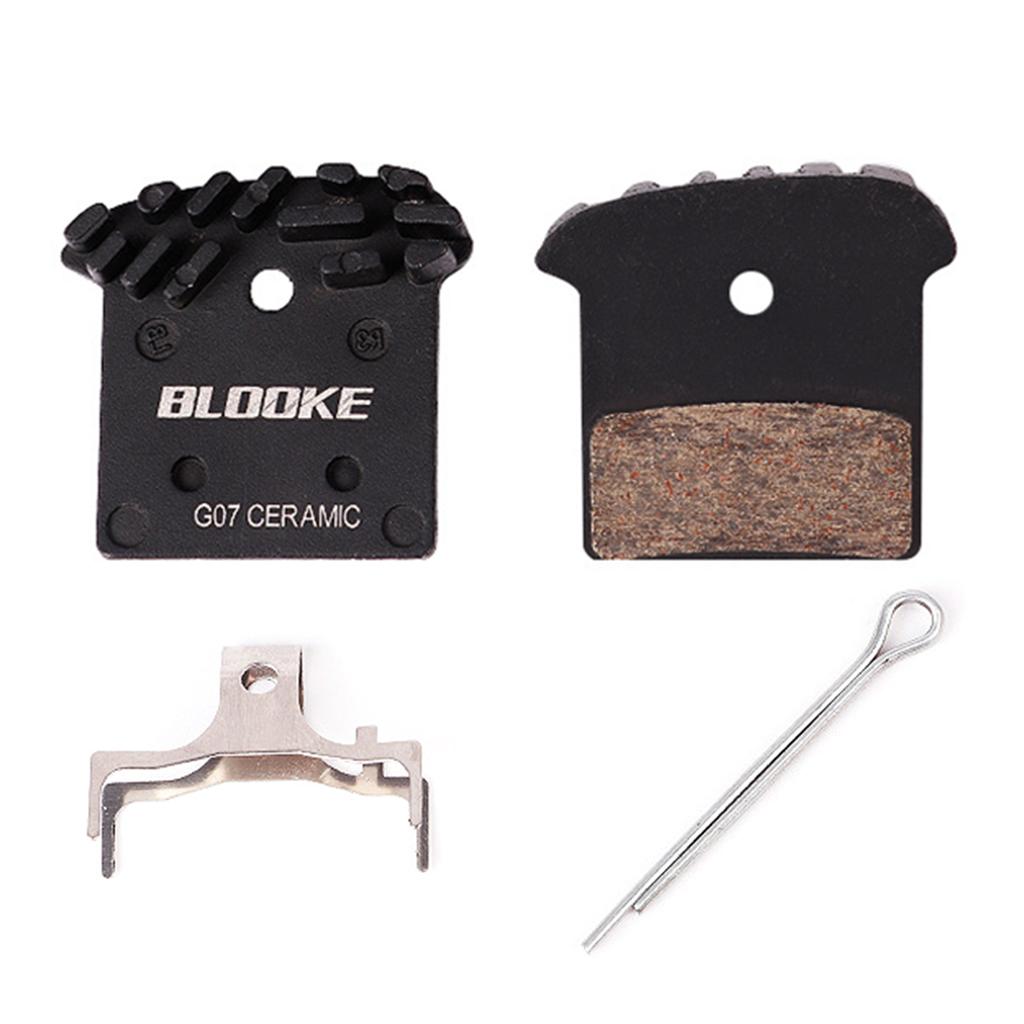 1 çift bisiklet fren balataları ve yaylı disk fren balataları MTB bisiklet hidrolik kaliper ısı