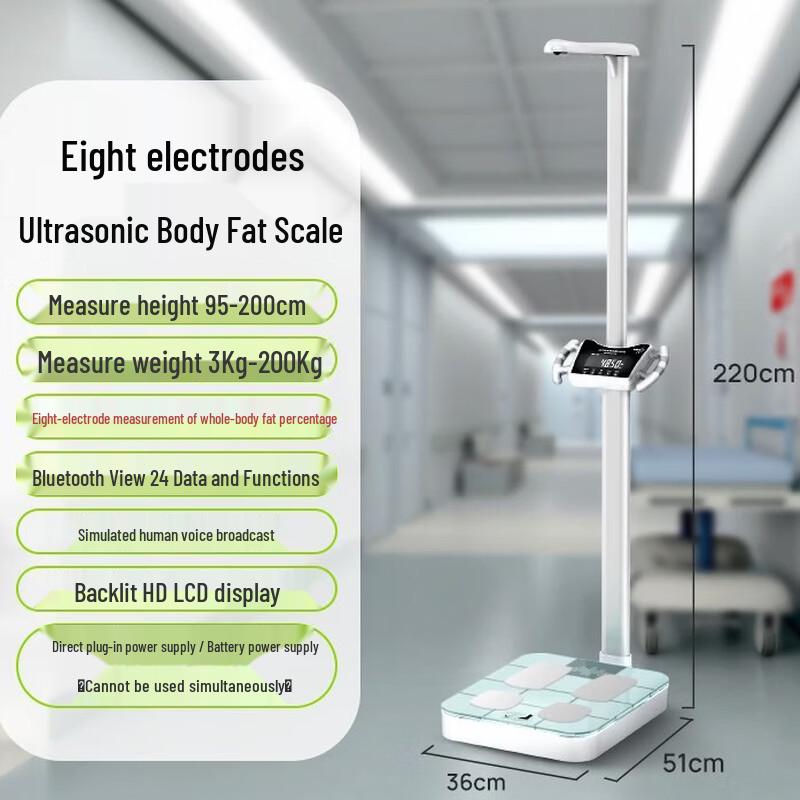 Meilen Smart Height & Weight Body Fat Scale