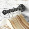 Industrial Pipe Shelf Bracket Rustic Retro Office Display Wall mounted