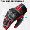 Motorcycle Gloves Touchscreen Motocross Dirt Bike Riding Glove With Carbon Fiber Protective Hard Knuckles For Men Women Model MD66