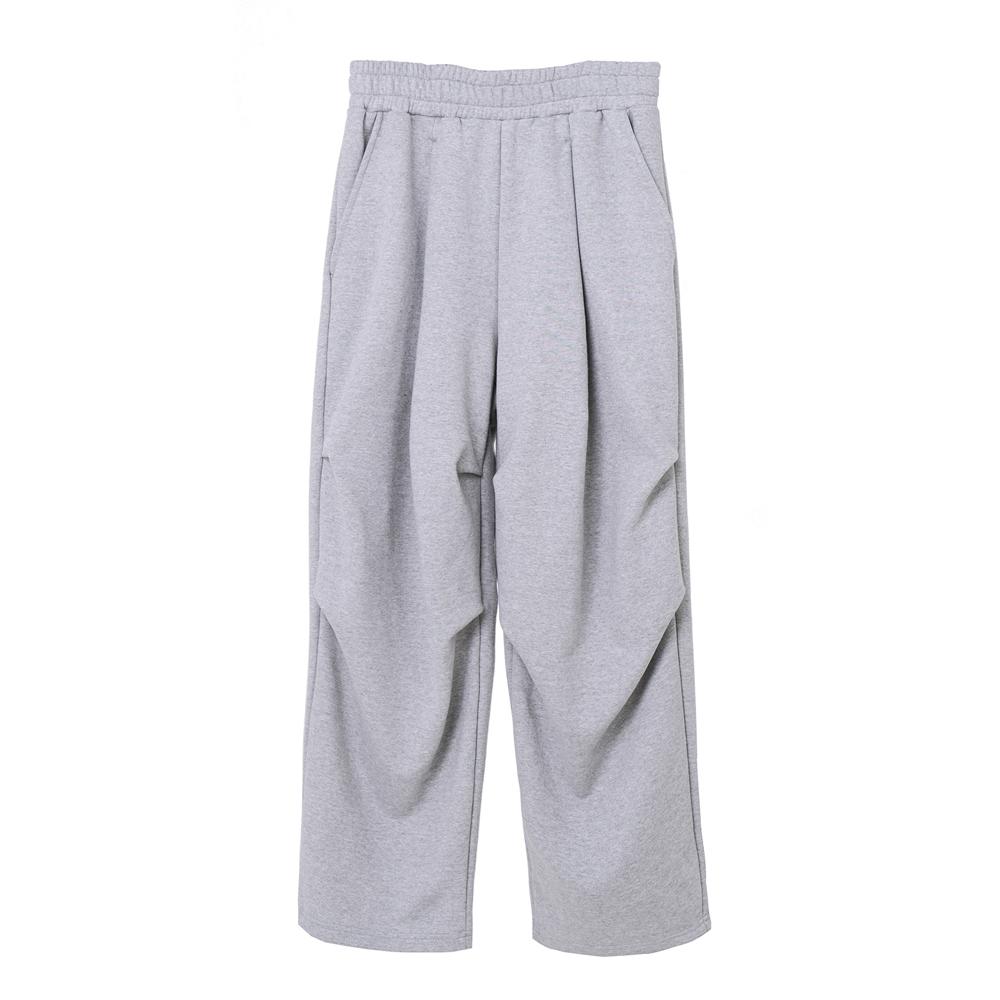 Arrayed Comfy Oversized Tuck Detail Sweatpants [Gray]