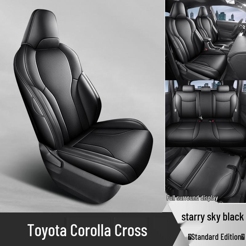 2026 Toyota Corolla Cross All-Season Leather Seat Covers - Full Coverage Interior Cushions
