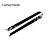 2PCS Car Side Door Vinyl Decals Racing Stripes Decals Sticker Decoration Auto Accessories For Mercedes Benz Smart Fortwo 453 451 LK8