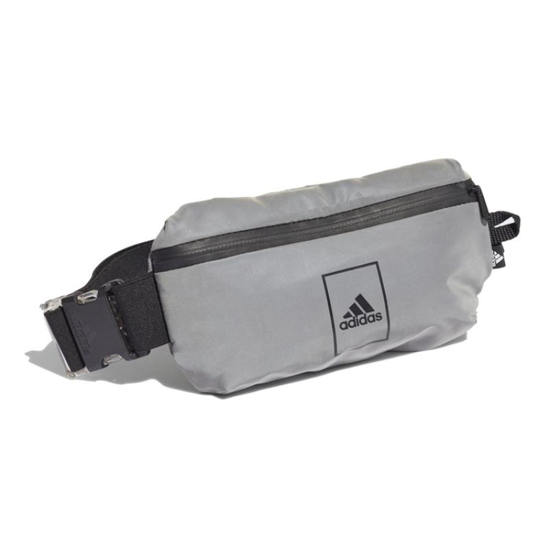 Adidas Recycled Polyester Fanny Pack, Shoulder Bag, Crossbody Bag Regular Unisex Gray Adidas H32429