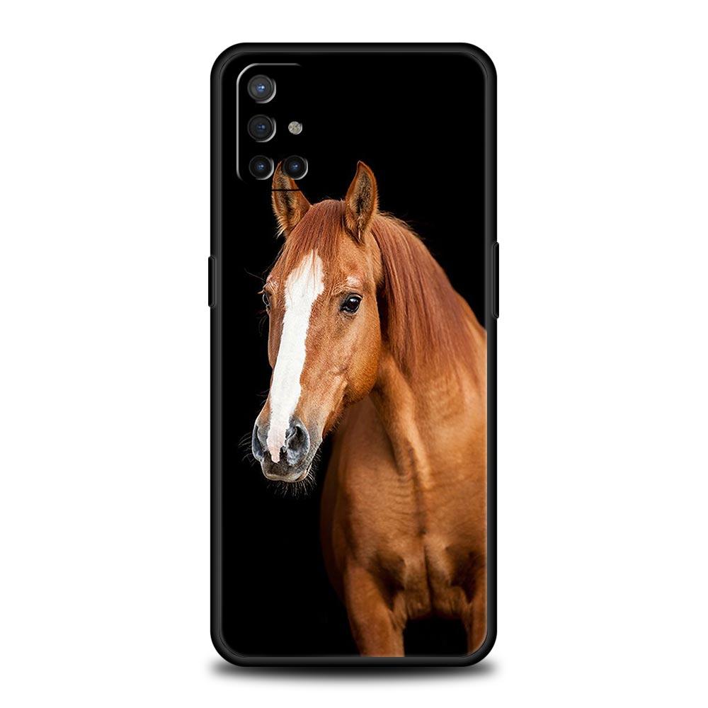 Phone Case For Oneplus 13R 13 12 10T 11 R10 Nord N100 N200 N10 9 9R CE 2 3 Z Pro Lite 5G Soft TPU Cover Animal Horse Fundas Bags