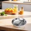 Stainless Steel Tray for Pizza and Grill with Handle Supports Even Heat Distribution Suitable for Cooking Baking and Serving