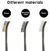 7Pcs Double End Steel Wire & Nylon Pick Brush Set, Universal Gun Cleaning Kit, Car Detailing Cleaning Tools