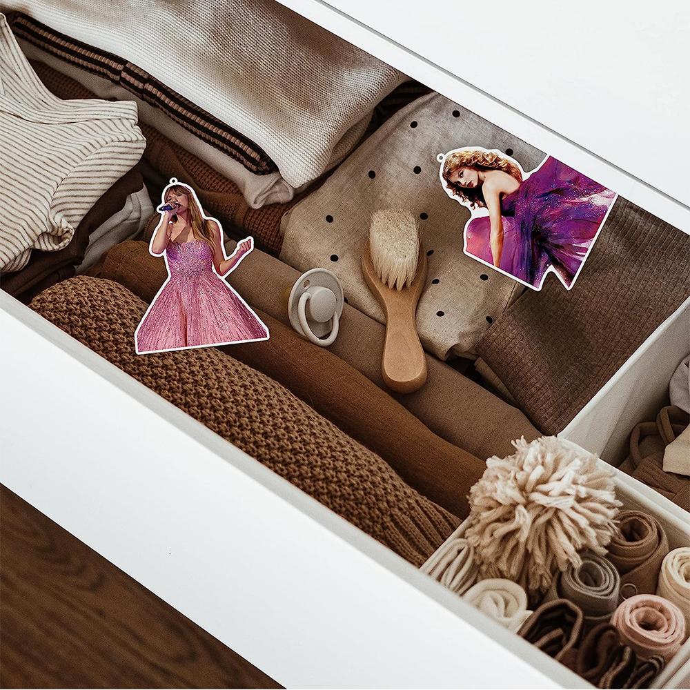 8pcs Taylor Funny Car RearviewMirror Household Hanging Decor Accessories for Fan