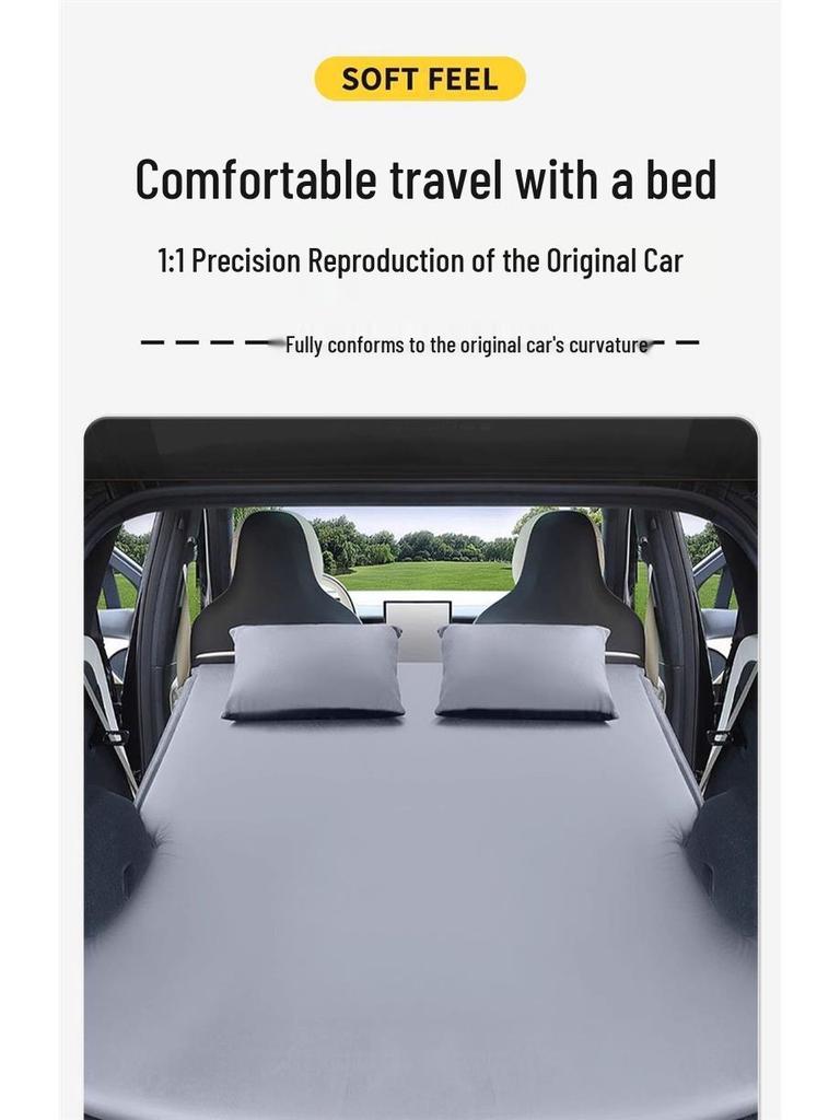 Volvo XC60 Inflatable Car Bed for Trunk - Ideal for Camping, Travel, and Self-Driving Tours
