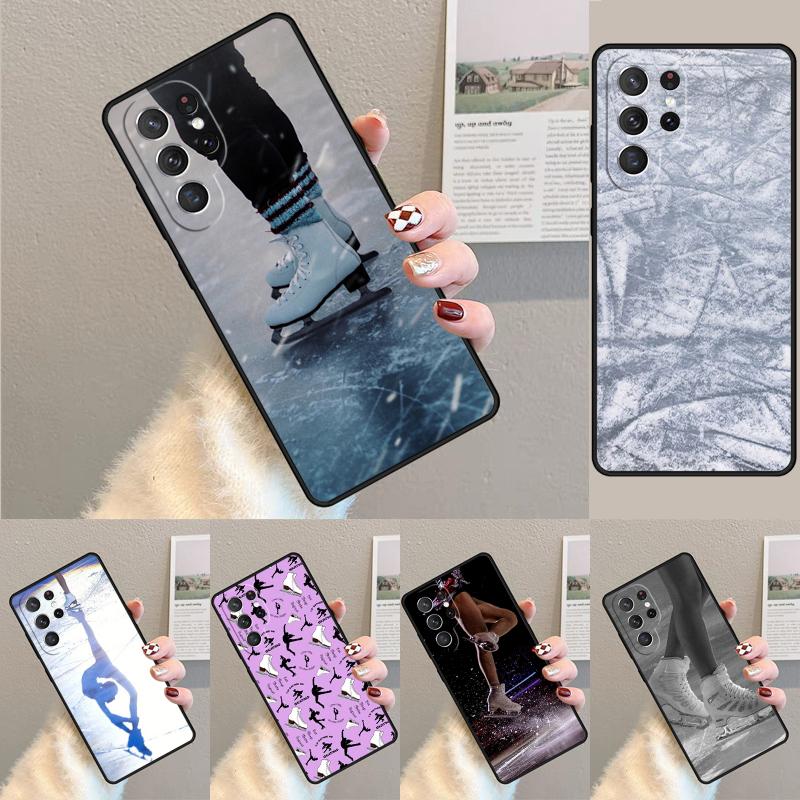 Figure Skating Ice Skating Phone Case for Samsung Galaxy note 10 pro S26 Ultra S23 S24 FE S25 S21 S22 PLUS shockproof Cove