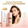 Fondotinta liquido Zephoco quattro-in-uno fissa il trucco, idratante, correttore naturale, set multi-pezzo chiaro e opaco 30ml