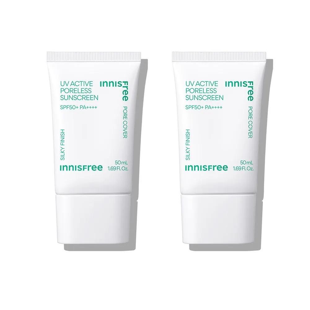 UV Active Poreless Sunscreen SPF50+ PA4+ 50mL x 2