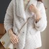 Fur New Lapel Imitation Sheep Shearing Lamb Wool Granular Coat Women's Thickened Warm Young