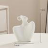 Kreative menschliche Figur Keramikvase für Wohnzimmer Heimdeko