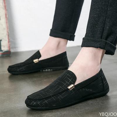 Men's Casual Lazy Shoes Low Cut Breathable Flats Trendy Versatile Round Toe Shoe Lightweight Non Slip Male Shoes Homme Zapatos
