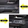 Real Carbon Fiber Window Lift Switch Button Cover Trim For Toyota Tundra 22-24