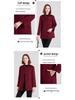 Mom's Embroidered Cashmere Coat for Women - Fashionable Autumn/Winter Wool Overcoat for Middle-Aged and Elderly Ladies