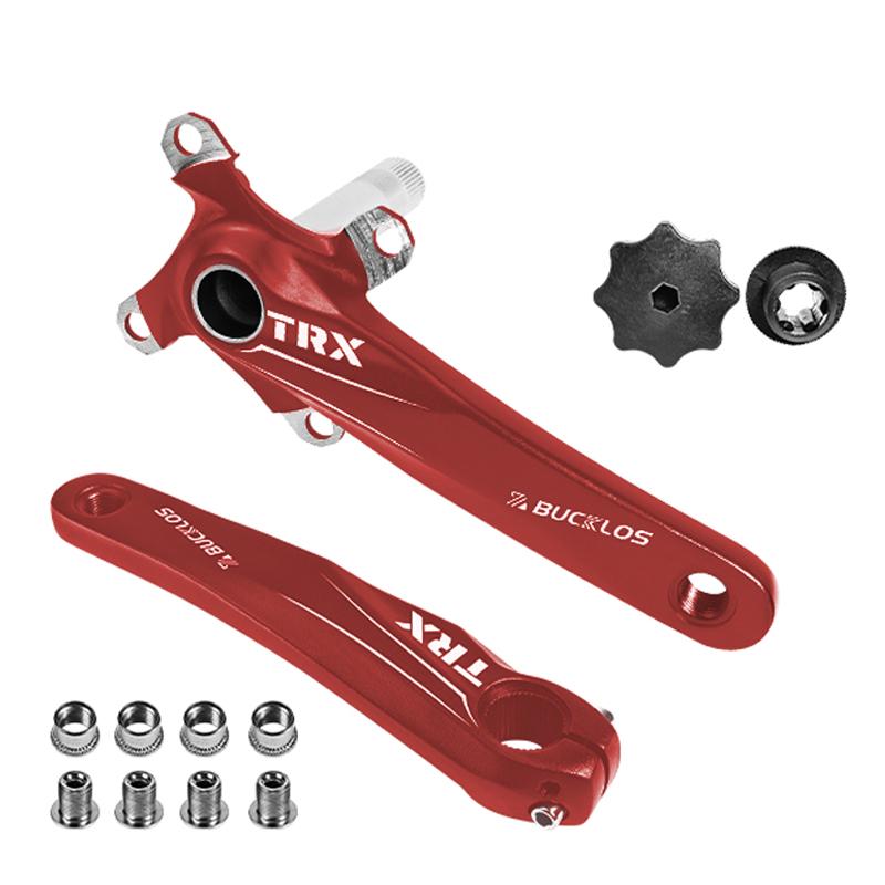 BUCKLOS Bicycle Crank 104/64 BCD MTB Cranks 170MM Bicycle Integrated Crank Aluminum Alloy Mountain Bike Cranks Arm