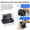 Rapid Multi Battery Charging Dock For 360 X4 Air Action Cameras Featuring Quick Charging Technology And Safety Features