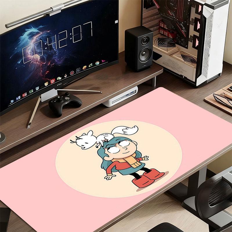 Hilda Mouse Pad, Large Gaming Desk Mat, Non-slip XXL Mousepad for Laptop & Tablet, Mini PC Playmat with Stitched Edges