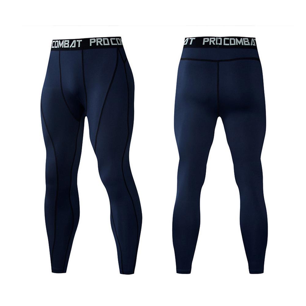 Herren Kompressionshose, eng anliegend, Laufsport, Fitness-Studio, Fitness, Jogginghose, schnelltrocknende Hose, Workout, Training, Yoga-Böden