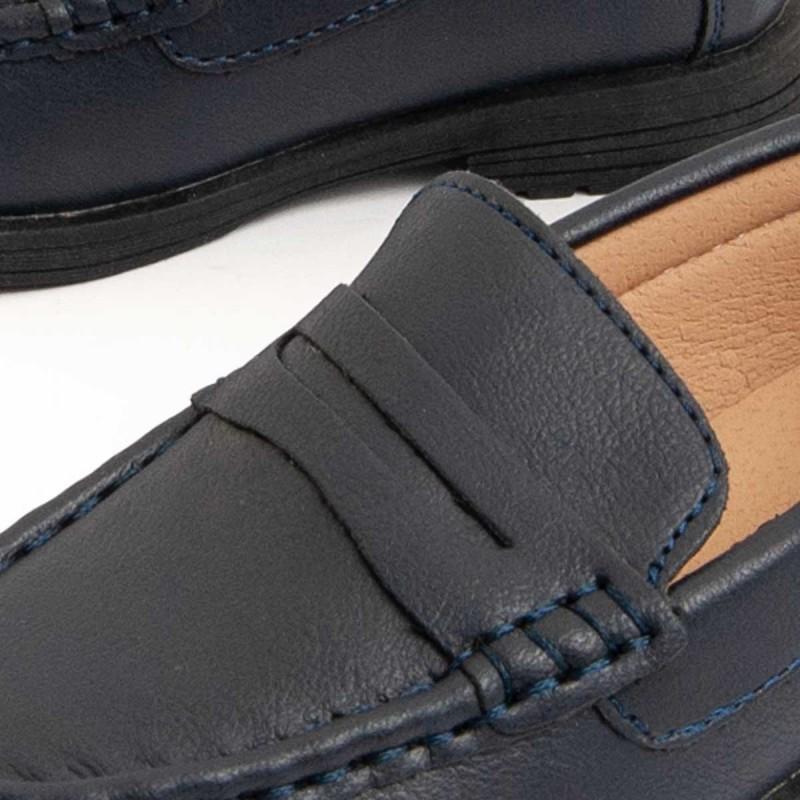 Mocasín Casual Para Niño.  Montevita  Colegialb  96990