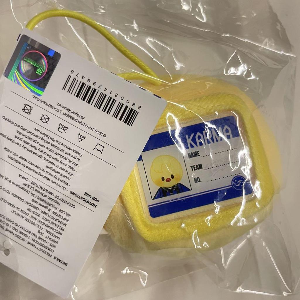 [USED] Felix Stray Kids Karma Pop-Up Name Tag