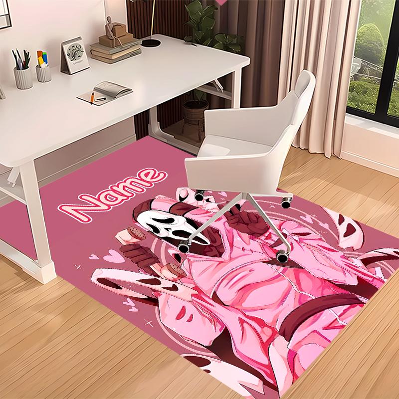 Custom Personalization Ghostface Print Area Rug - Soft, Washable Non-Slip Indoor Mat,Living Room,Home&Office Decorative Rug