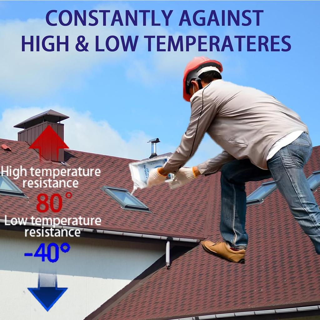Cement Crack Filler Concrete Repairs Self-Leveling Sealant Concrete Caulking Adhesive for Driveway Roof, Window, Pipe Root, Roadway Gap Repairs