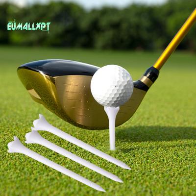 10Pcs High Stability Plastic Golf Tees - Low Friction, Reusable, Easy Installation, Long Tees Training Aid